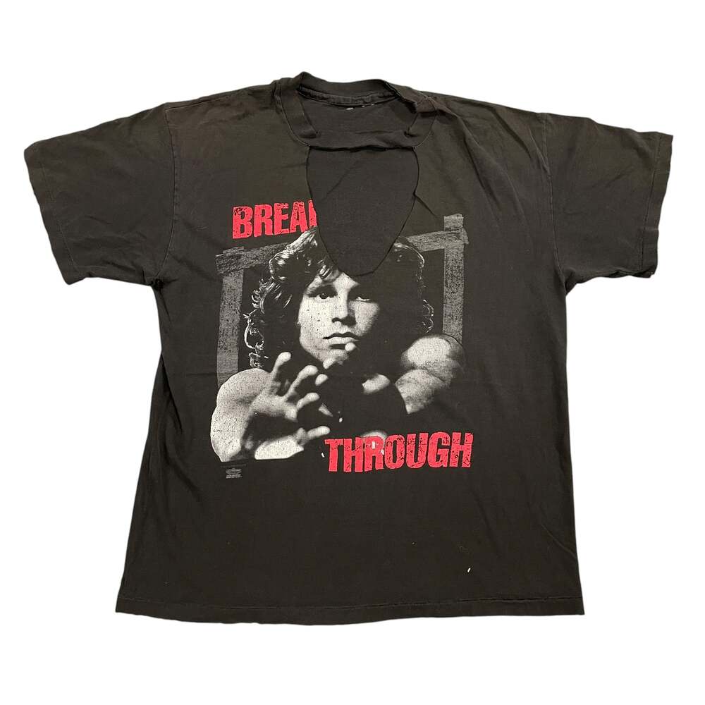 90s The Doors Vintage "Break On Through" Cut-Out T-Shirt 1993